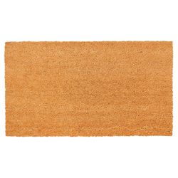 KAF Home 17 in. W X 30 in. L Beige Coir Door Mat