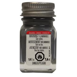 Testors Flat Gray Enamel Paint 0.25 oz