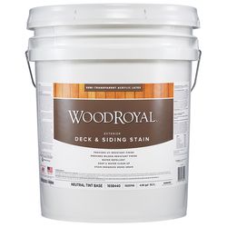 Ace Wood Royal Semi-Transparent Tintable Tint Base Neutral Base Acrylic Deck and Siding Stain 5 gal