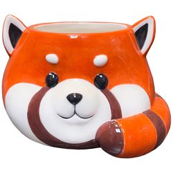 Streamline Ceramic Planter Orange/Brown/White/Black