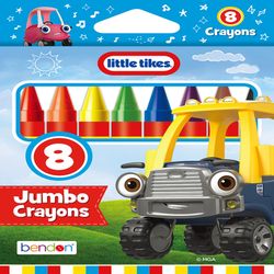 Bendon MGA Washable Assorted Color Crayons 8 pk