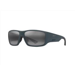 Maui Jim Keha AF Sunglasses Men's Matte Dark Military Green Frame Neutral Gray Lens Polarized