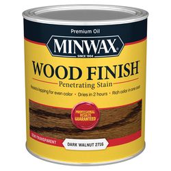 Minwax Wood Finish Semi-Transparent Dark Walnut Oil-Based Penetrating Wood Stain 1 qt