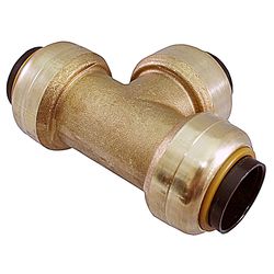 Apollo Tectite Push to Connect 1/2 in. PTC in to X 1/2 in. D PTC Brass Tee