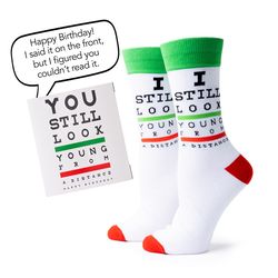 Two Left Feet Look Young Birthday Greeting Card