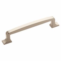 Amerock Transitional Arch Cabinet Pull 5-1/16 in. Satin Nickel Silver 1 pk