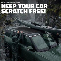 Mockins 75x44 PVC Anti Slip Mat for Car Roof Protection Car Roof Mat 1 pk