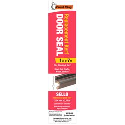Frost King Brown Plastic Weather Seal For Doors 7 ft. L X 1 in.