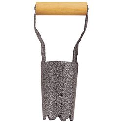 Bond 7.7 in. Steel Bulb Planter Wood Handle