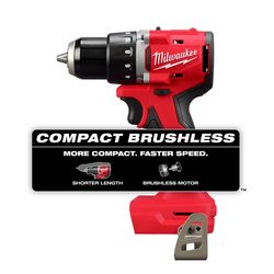 Milwaukee M18 1/2 in. Brushless Cordless Drill Tool Only