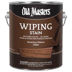 Old Masters Semi-Transparent American Walnut Oil-Based Wiping Stain 1 gal
