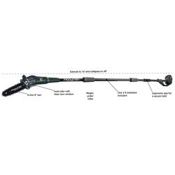 Hooyman 8 in. 40 V Battery Pole Saw Kit (Battery & Charger)