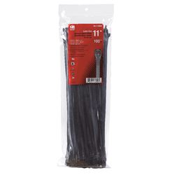 Gardner Bender 11 in. L Black Cable Tie 100 pk