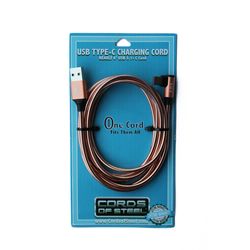 Cords of Steel One Cord 6 ft. L Charging Cable 1 pk