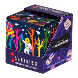 Shashibo Meow Wolf Glowquarium Magnetic Puzzle Cube Multicolored 12 pc