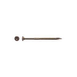 Big Timber No. 9 X 2-3/4 in. L Star Gold Zinc Coated Wood Screws 1 lb 86 pk
