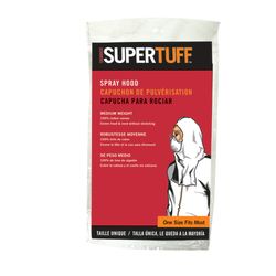 SuperTuff Cotton Spray Sock Hood White One Size Fits All 1 pk
