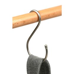 Spectrum 5.5 in. H X 0.3 in. W X 3 in. L Steel Closet Hook