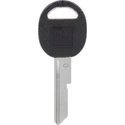 HILLMAN Traditional Key Automotive Key Blank Single For GM Black/Silver