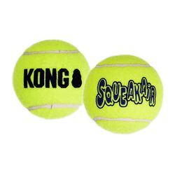 Boss Pet Kong For Dog Green Rubber SqueakAir Balls Dog Toy Large 2 pk