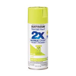 Rust-Oleum Painter's Touch 2X Ultra Cover Gloss Key Lime Paint+Primer Spray Paint 12 oz