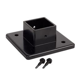 Fortress Building Products Athens 3 in. H X 2 in. W X 2  L Black Aluminum Post Base Trim