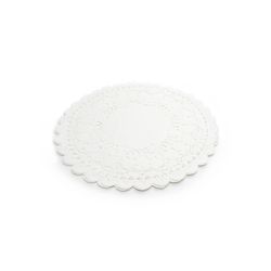Fox Run White Paper Lace Doilies