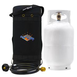 Flame King 10 lb Steel Type 1 Propane Tank Refill Adapter