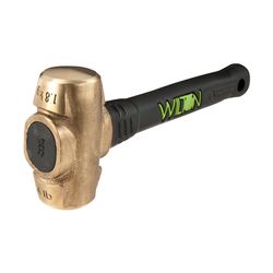 Wilton B.A.S.H. 4 lb Brass Sledge Hammer 12 in. Rubber/Steel Handle