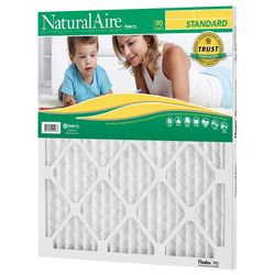 NaturalAire 19 in. W X 22 in. H X 1 in. Synthetic 8 MERV Pleated Air Filter 1 pk