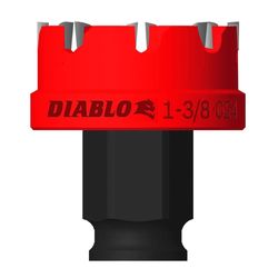 Diablo Steel Demon 1-3/8 in. Carbide Tipped 1/4 in. L Hole Cutter