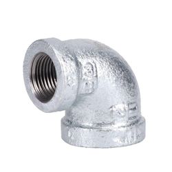 STZ Industries 1/2 in. FIP X 3/8 in. D FIP Galvanized Malleable Iron 90 degree Reducing Elbow