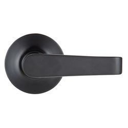 Brinks Commercial Matte Black Storeroom Lockset 2 in.