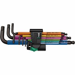Wera Tools Metric Ball End Hex L-Key Set 9 pc