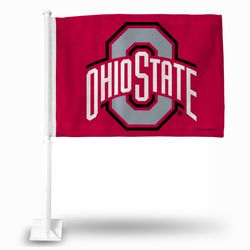 Rico Red Ohio State Car Flag 6 pk