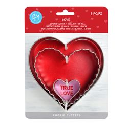 R&M International Silver Steel Cookie Cutter Set