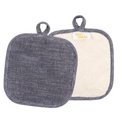KAF Home Black Cotton Pot Holder