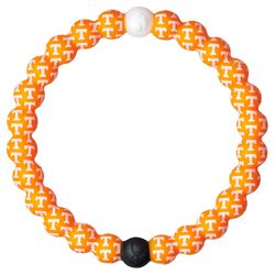 Lokai Tennessee Unisex Tennessee Round Orange Bracelet Silicone Water Resistant Size 6.5