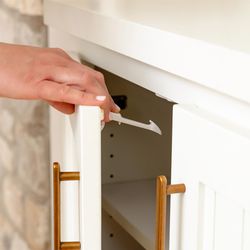 Regalo White Plastic Cabinet Locks 12 pk