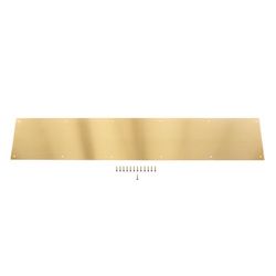 Ace 6 in. H X 34 in. L Brass Brass Kickplate