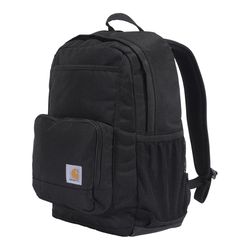 Carhartt Black Single-Compartment Backpack 18 in. H X 13 in. W