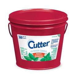 Cutter Outdoor Citronella Bucket Candle Candle For Mosquitoes 17 oz