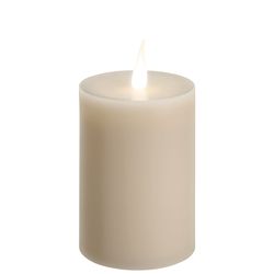 Xodus Innovations Affinity Ivory None Scent Pillar Flameless Flickering Candle