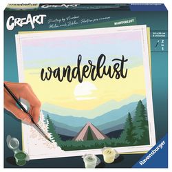Ravensburger CreArt Wanderlust Paint By Number Set Multicolored 9 pc