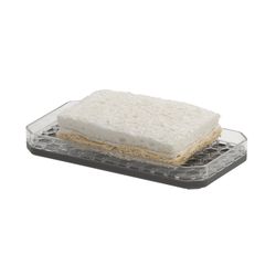Spectrum 6.25 in. L X 3.23 in. W X 0.75 in. H Plastic Soap Dish