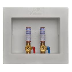 SharkBite 1/2 in. D Washing Machine Outlet Box with Hammer Arrestor