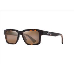 Maui Jim Kahiko Sunglasses Unisex Matte Dark Havana Frame HCL Bronze Lens Polarized