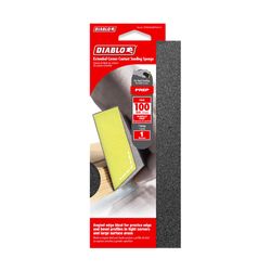 Diablo 8 in. L X 3 in. W X 1 in. 100 Grit Fine Angled Corner Sanding Sponge