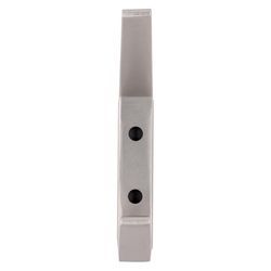 National Hardware Reed Large Satin Nickel Steel 4-3/4 in. L Hook 25 lb 1 pk