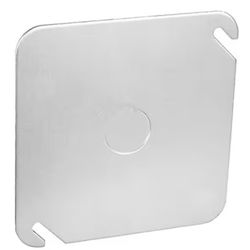Southwire Square Steel 4 in. H X 4 in. W Box Cover